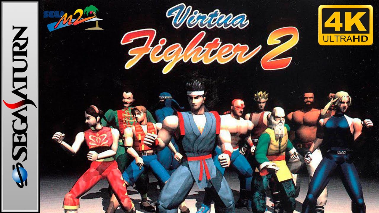 Virtua Fighter 2 (Sega Saturn) Longplay 4K 60FPS