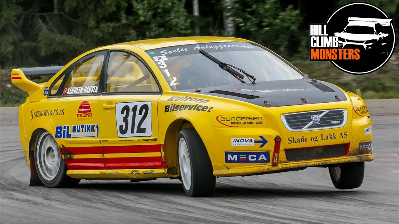 VOLVO S40 RWD RallyCross in HillClimb || Spectacular Driving ONBOARD