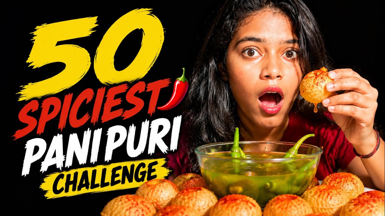 My first 100X SPICIEST PANI PURI CHALLENGE! 🌶️ Did I actually win??