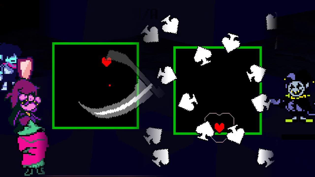 All of Jevil's unused attacks restored (Deltarune)