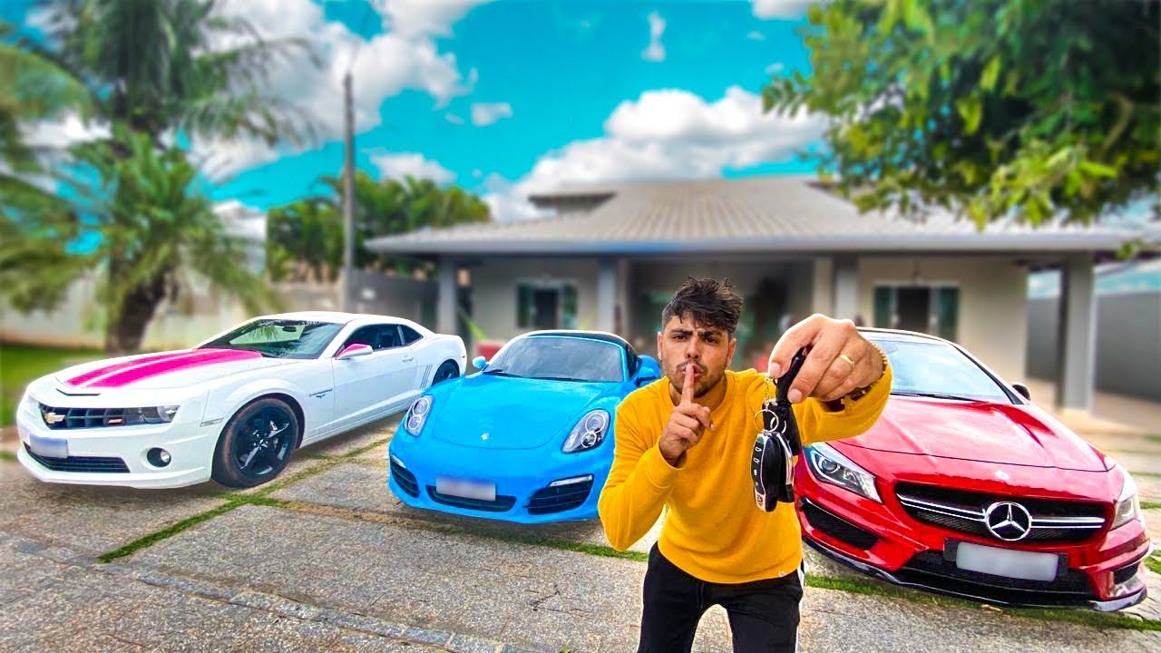 ROUBEI O CARRO DOS MEUS AMIGOS * escondi por todo Condominio *