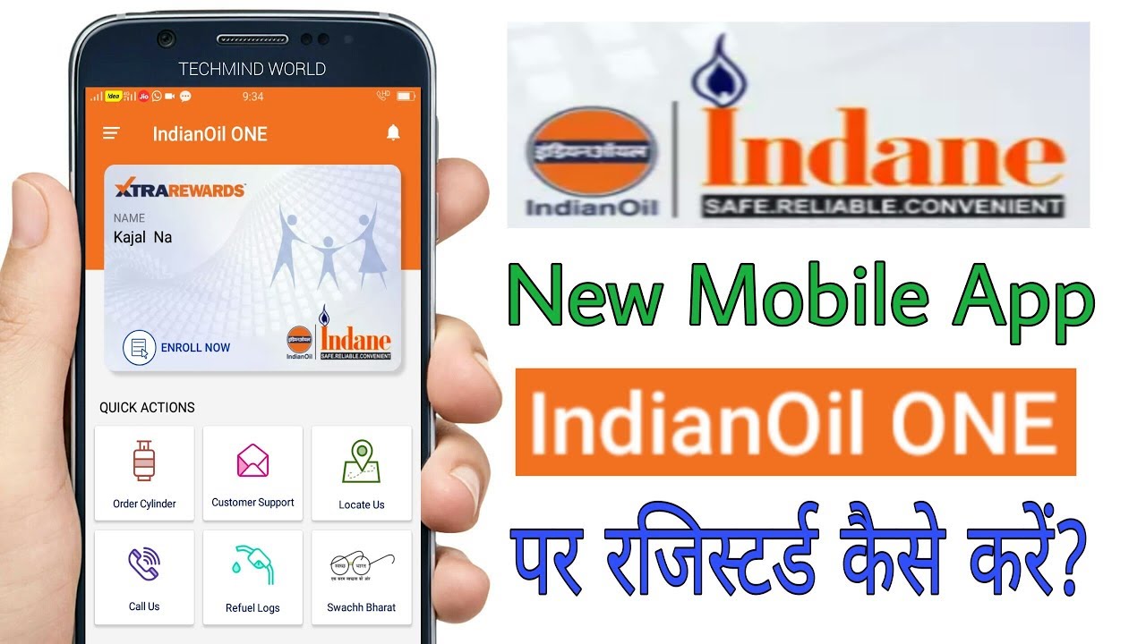 How to Register on Indane Gas New Mobile App IndianOil One