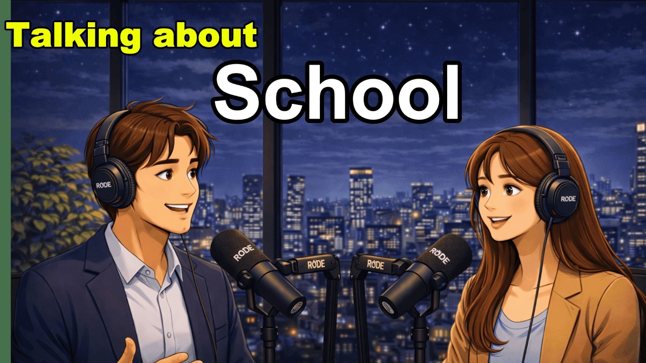 Talking About School in English | Learn Easy English Conversation | English Learner Classes