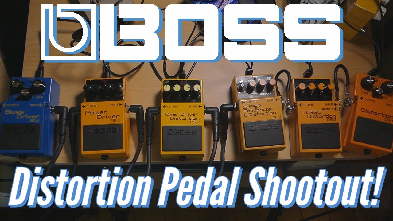 Boss Distortion Pedal Shootout!!!