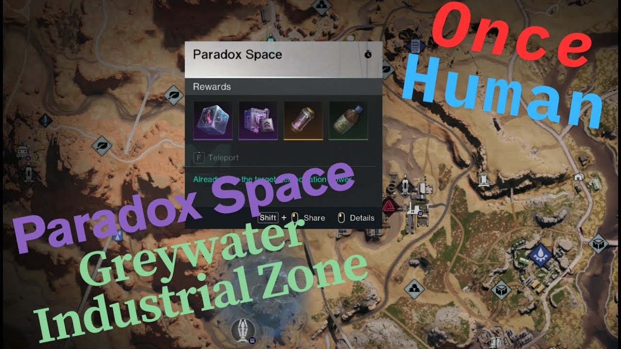 Once Human Paradox Space Greywater Industrial Zone