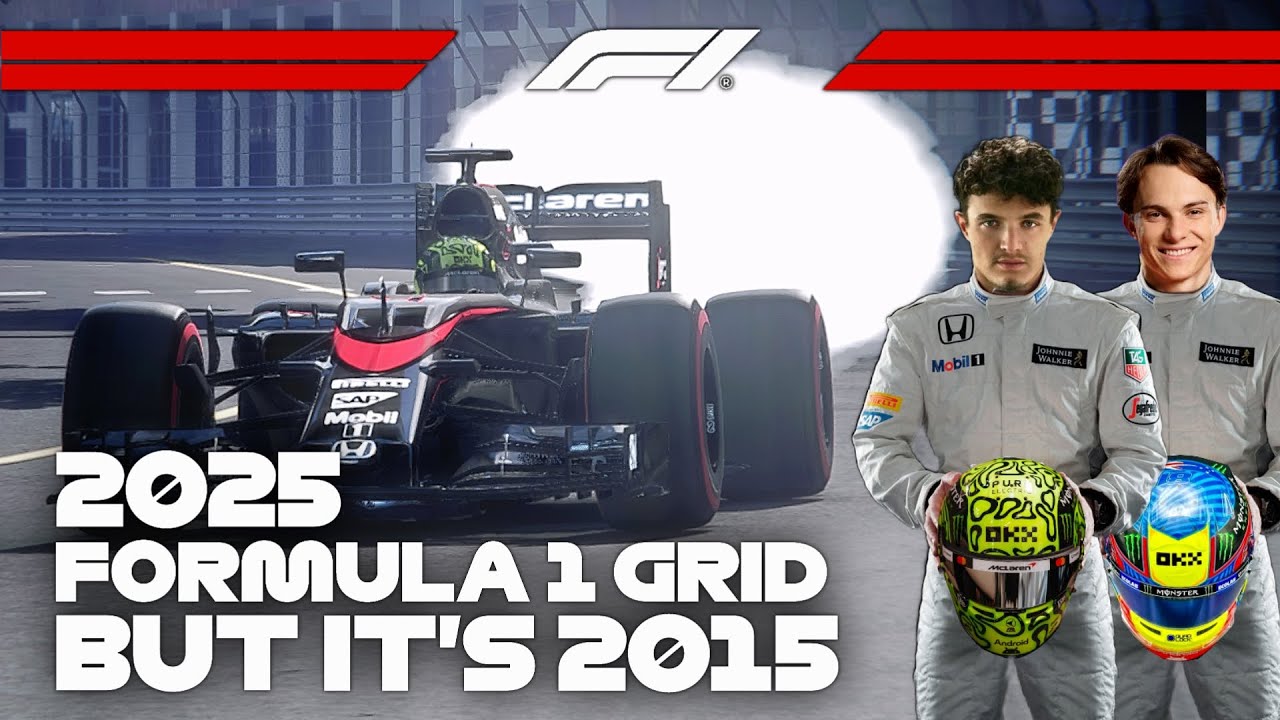 2025 F1 Grid But It's 2015