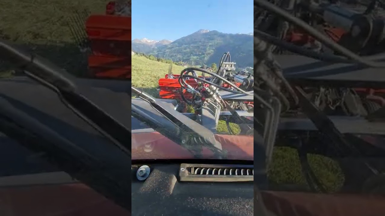 1.Schnitt Schwadern mit Aebi TT 281