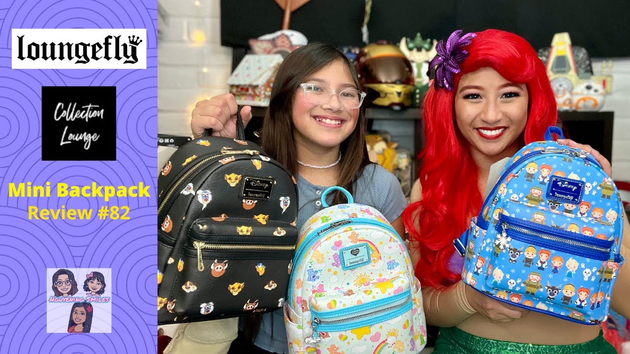 Collection Lounge exclusives | Loungefly Mini Backpack review #82 | Nguyening Smiles