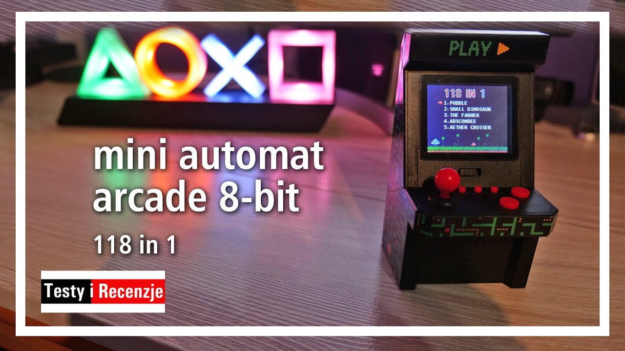 Mini automat arcade 8 bit 118 in 1 | Jednoręki Bandyta