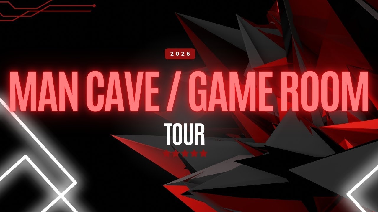 2026 Tour: Explore My Man Cave/Game Room - Retro Gaming and Action Figures!