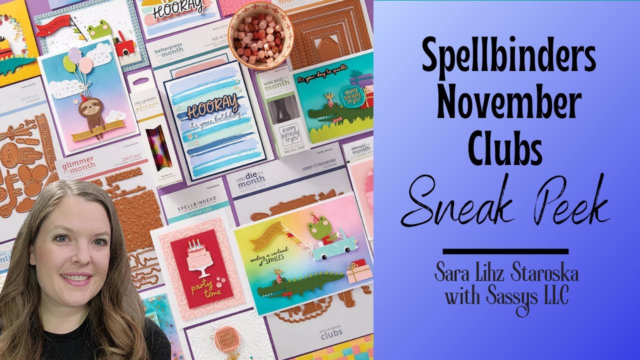 Spellbinders November Club Kit Sneak Peek 2024