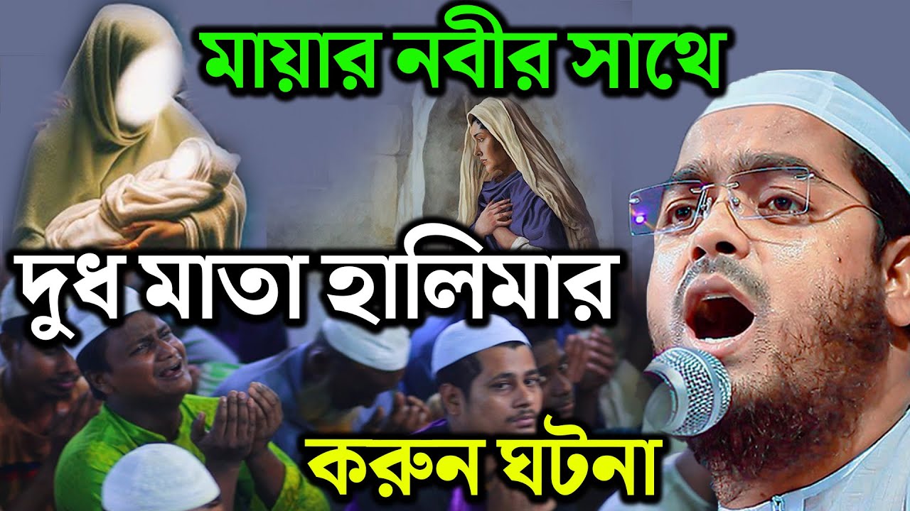 মায়ার নবীর সাথে দুধ মাতা হালিমার করুন ঘটনা। হাফিজুর রহমান সিদ্দিকী নতুন ওয়াজ 2024।hafizur Rahman