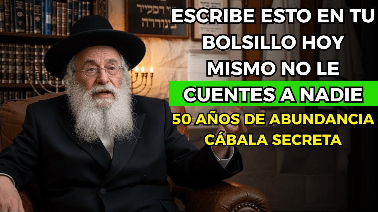 Escribe Este NOMBRE HEBREO Y Guárdalo En Tu Bolsillo — Me Agradecerás 50 Años! | Cábala Judía