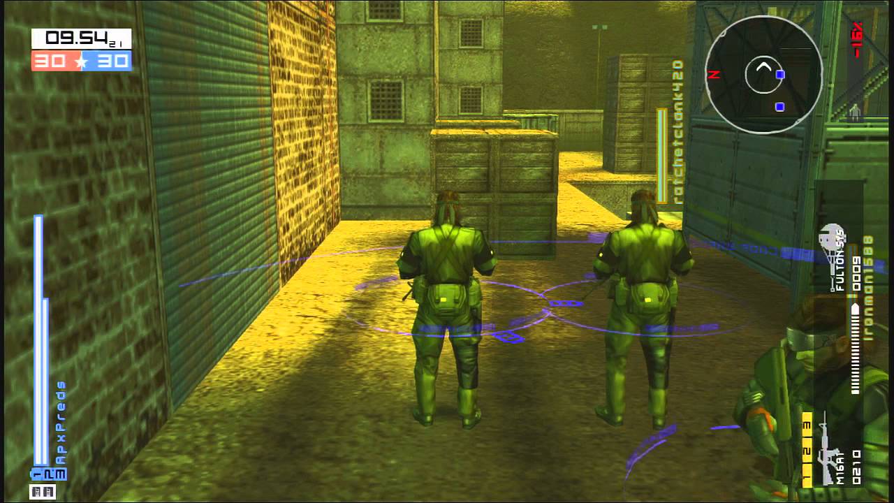 (MGS) peace walker online  (lags still bad then)