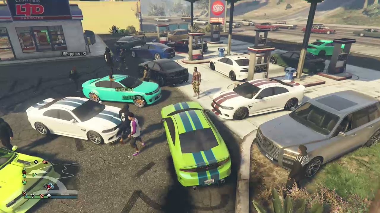 gta 5 new charger meet up💪🏾