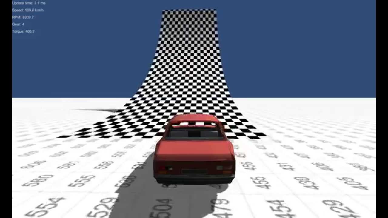 Truss Physics for Unity3D. RedCar Demo 02. WIP