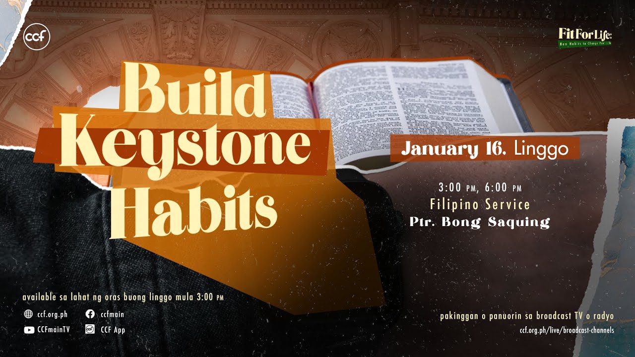 Build Keystone Habits | Bong Saquing