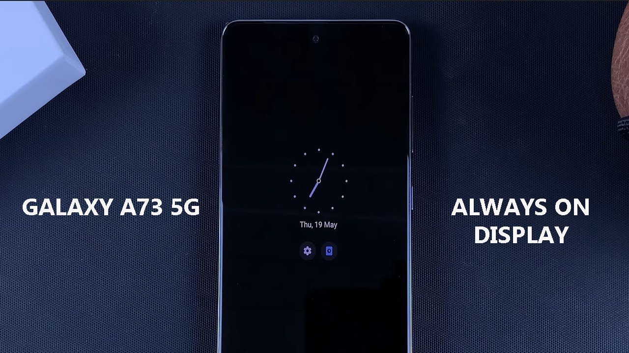 Samsung Galaxy A73 5G: Always on Display Settings