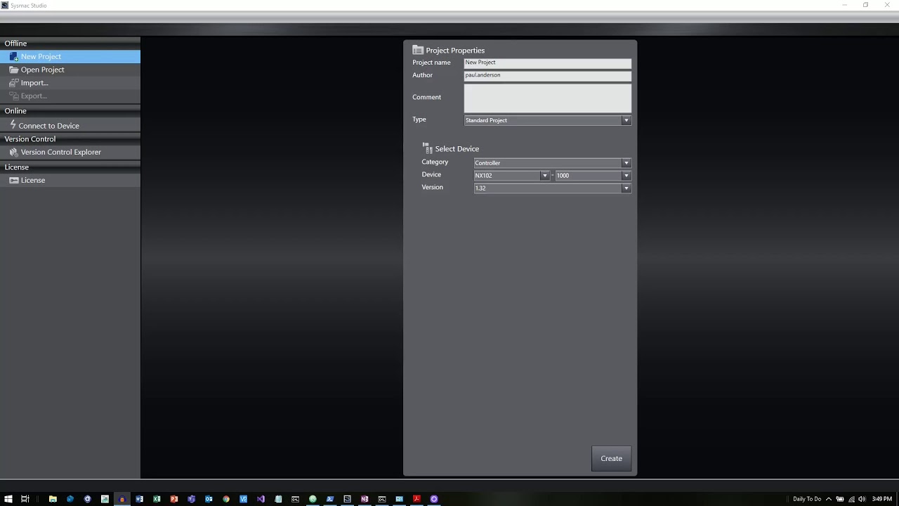 Basic Simulation of Sysmac Studio with Integrated NA HMI