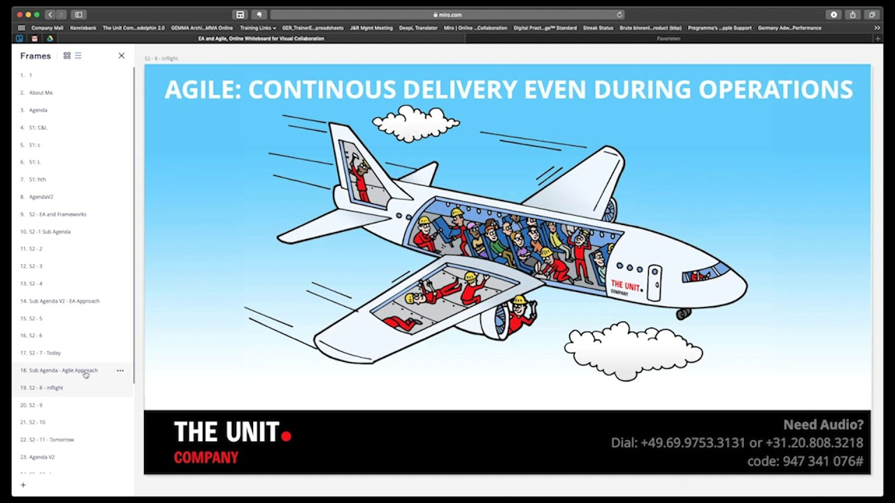 Webinar Enterprise Architecture & TOGAF&reg; in the Agile world - The Unit Company