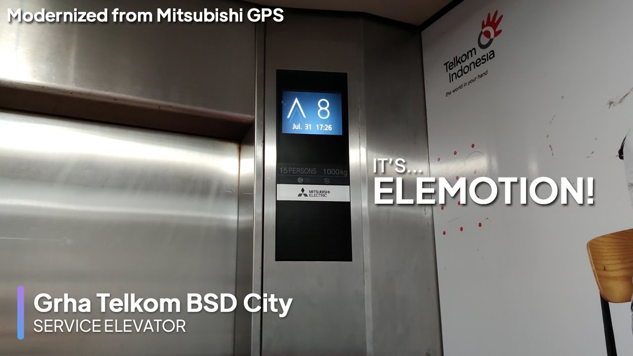 Mitsubishi ELEMOTION Service Elevator - Grha Telkom BSD City, Tangerang