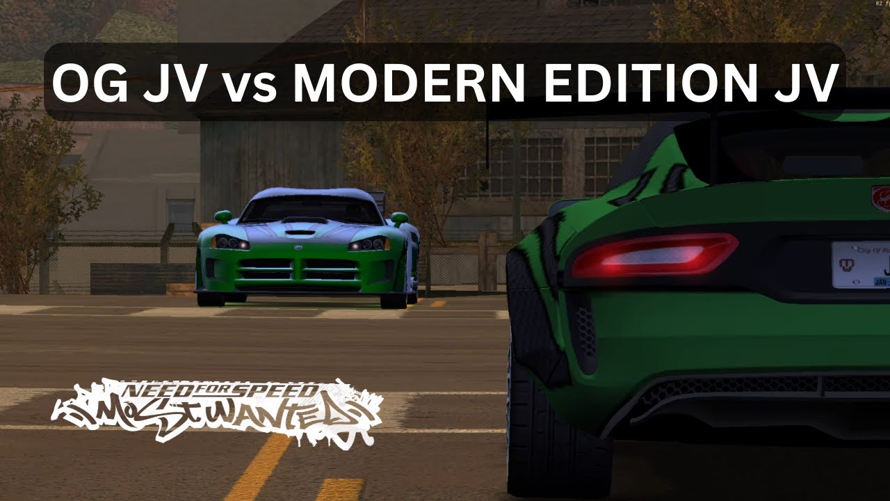 OG JV vs MODERN EDITION JV Boss Race I NFS Most Wanted Modern Edition