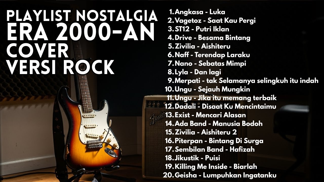 LAGU KENANGAN MASA SEKOLAH ERA 2000-AN BAND INDONESIA VERSI ROCK | Full Album Playlist