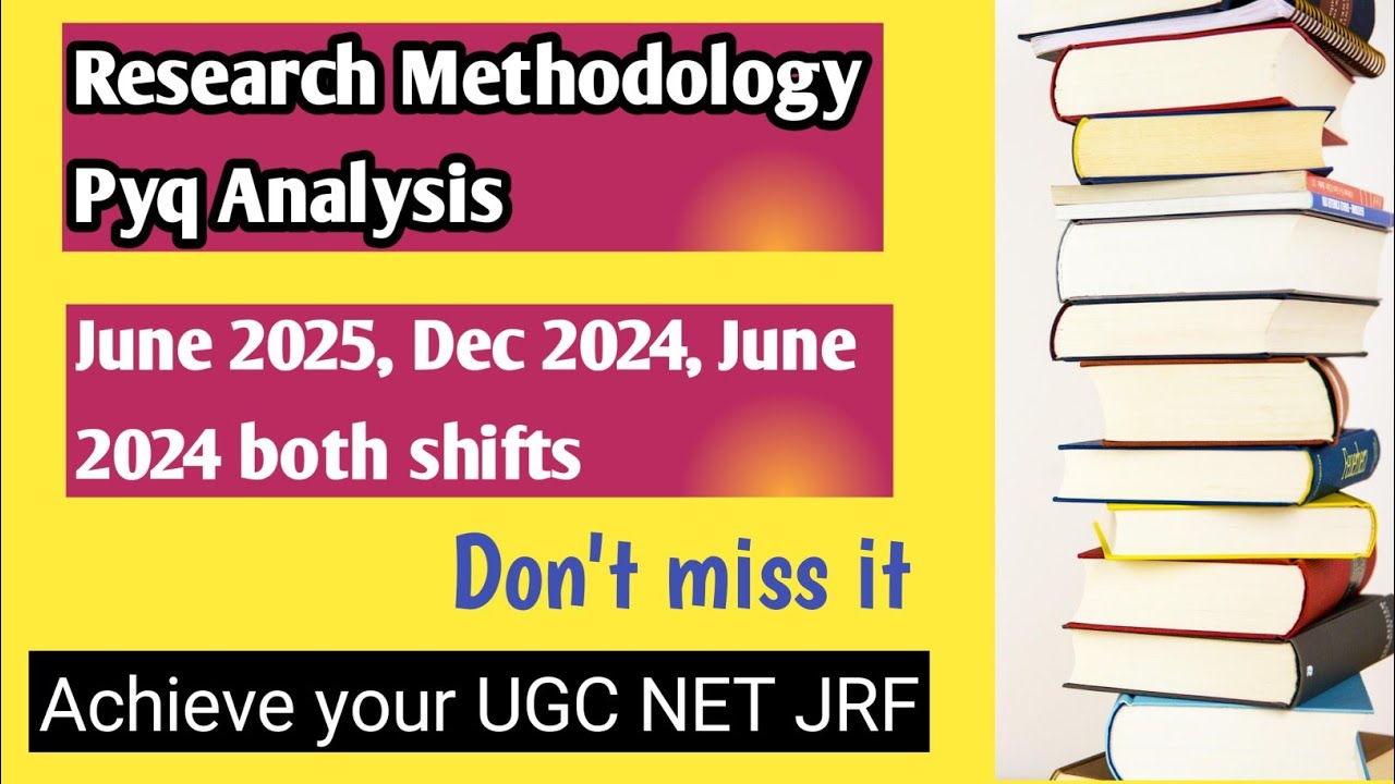 Ugc net English literature Research Methodology PYQs analysis June 2025 pyq analysis 