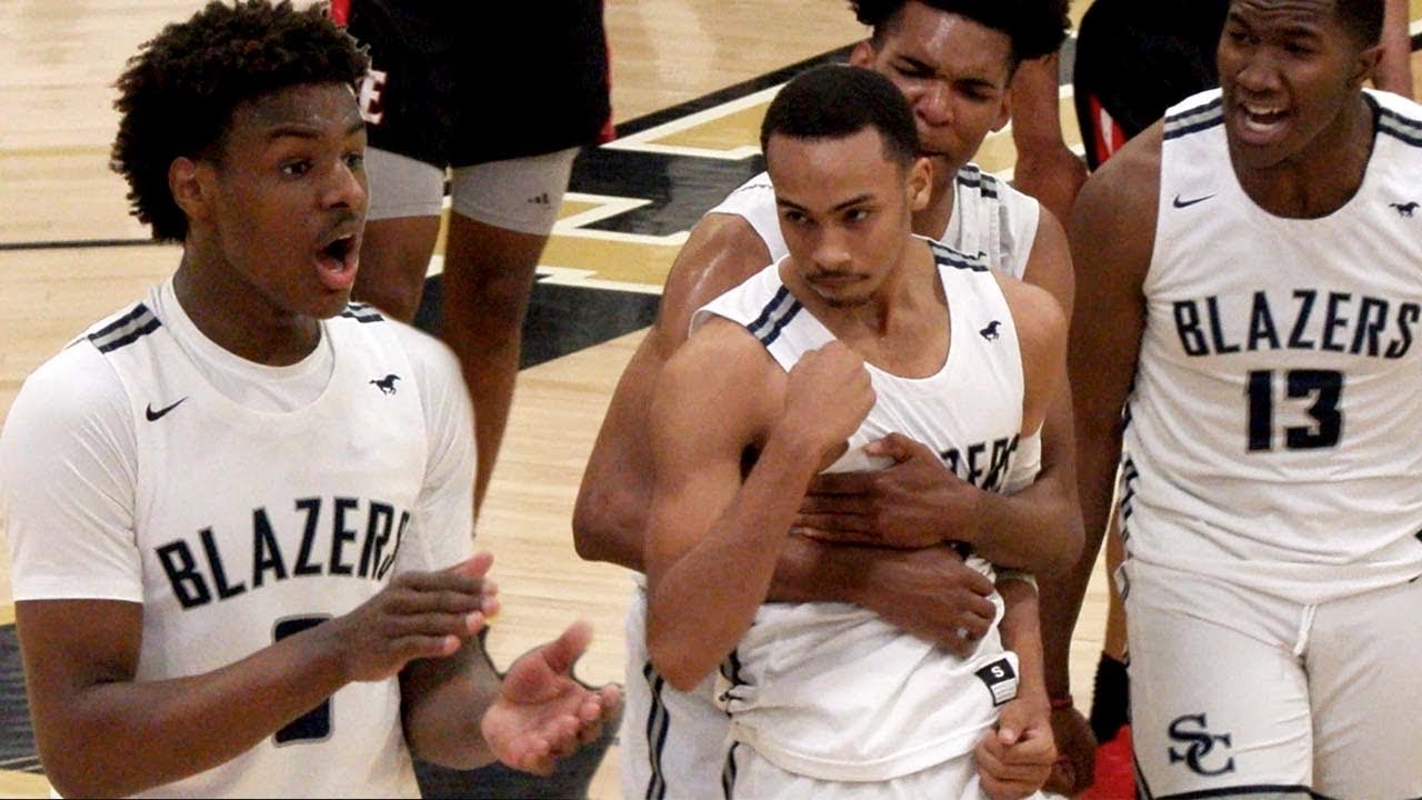 Bronny James VS Biggest Rival of 2020! Amari Bailey Goes Off For Sierra Canyon!