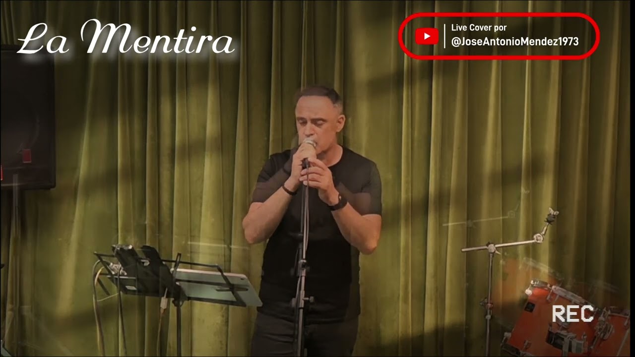 La Mentira...Cover #live #music #singer #fyp #sing #bolero