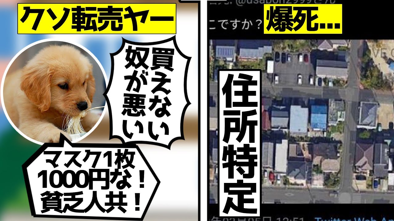 【ゆっくり解説】マスク転売でイキリまくってた転売ヤーが特定されて大爆死した件 #転売ヤー爆死