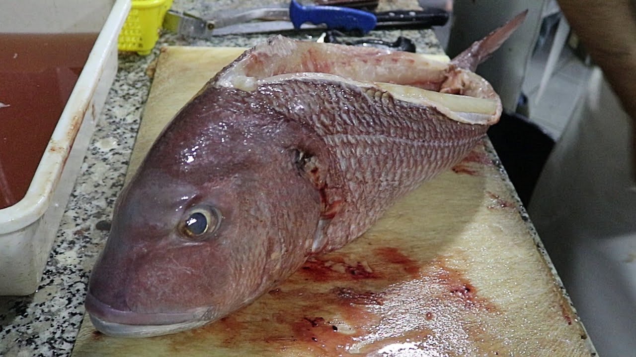 How To : GIANT Red SeaBREAM Bones Removal Method
