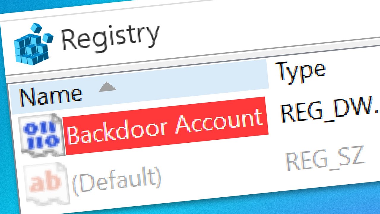 Check Your PC for Hacked Backdoor Accounts