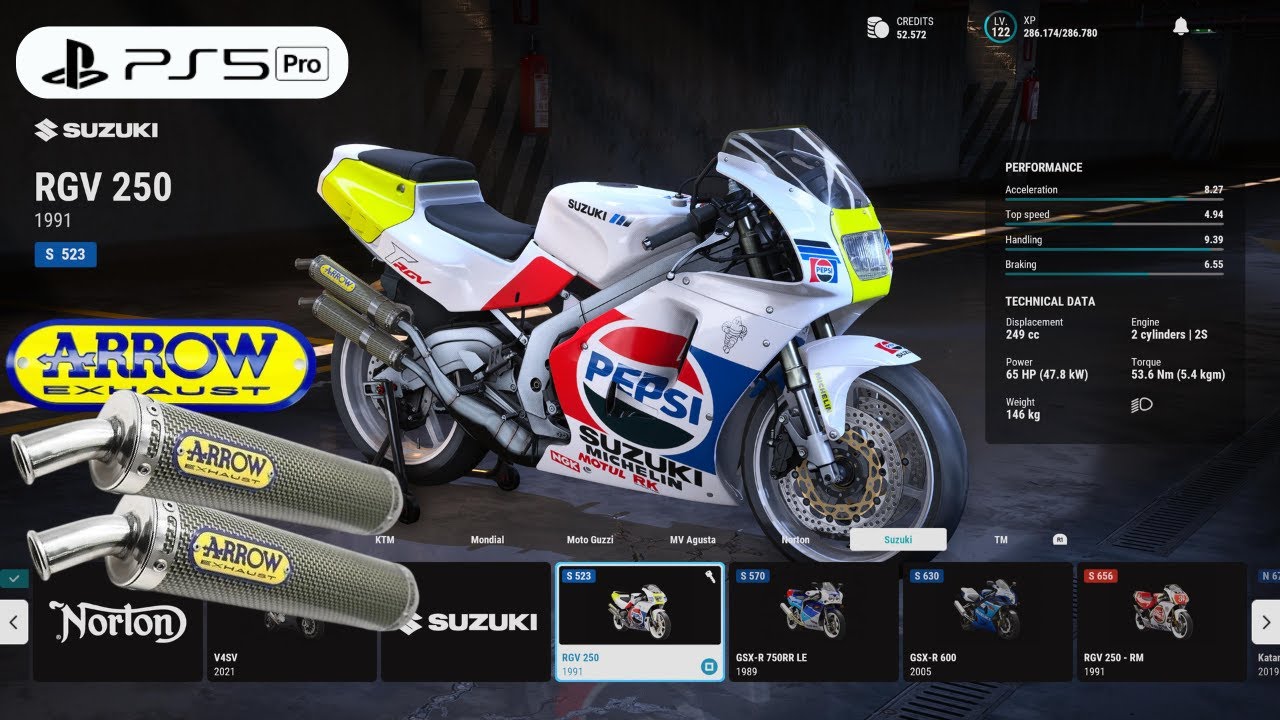 RIDE 5 | Customize Suzuki RGV 250 2T Brutal Arrow Sound Gameplay [4K PS5 Pro]