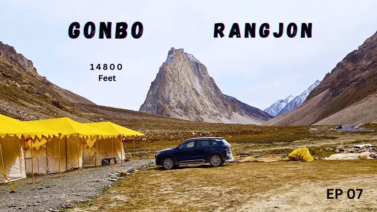 Staying Overnight at 14000 Feet Gonbo Rangjon | Holy Mountain of Ladakh | Zhanskar  Ep07 #rvrjvlogs