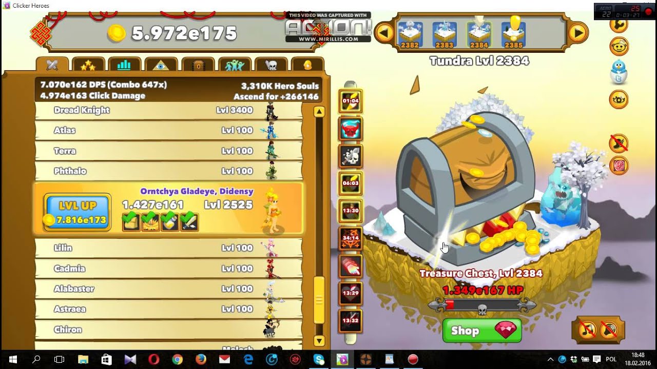 Clicker Heroes # 2 Gildia dla was.