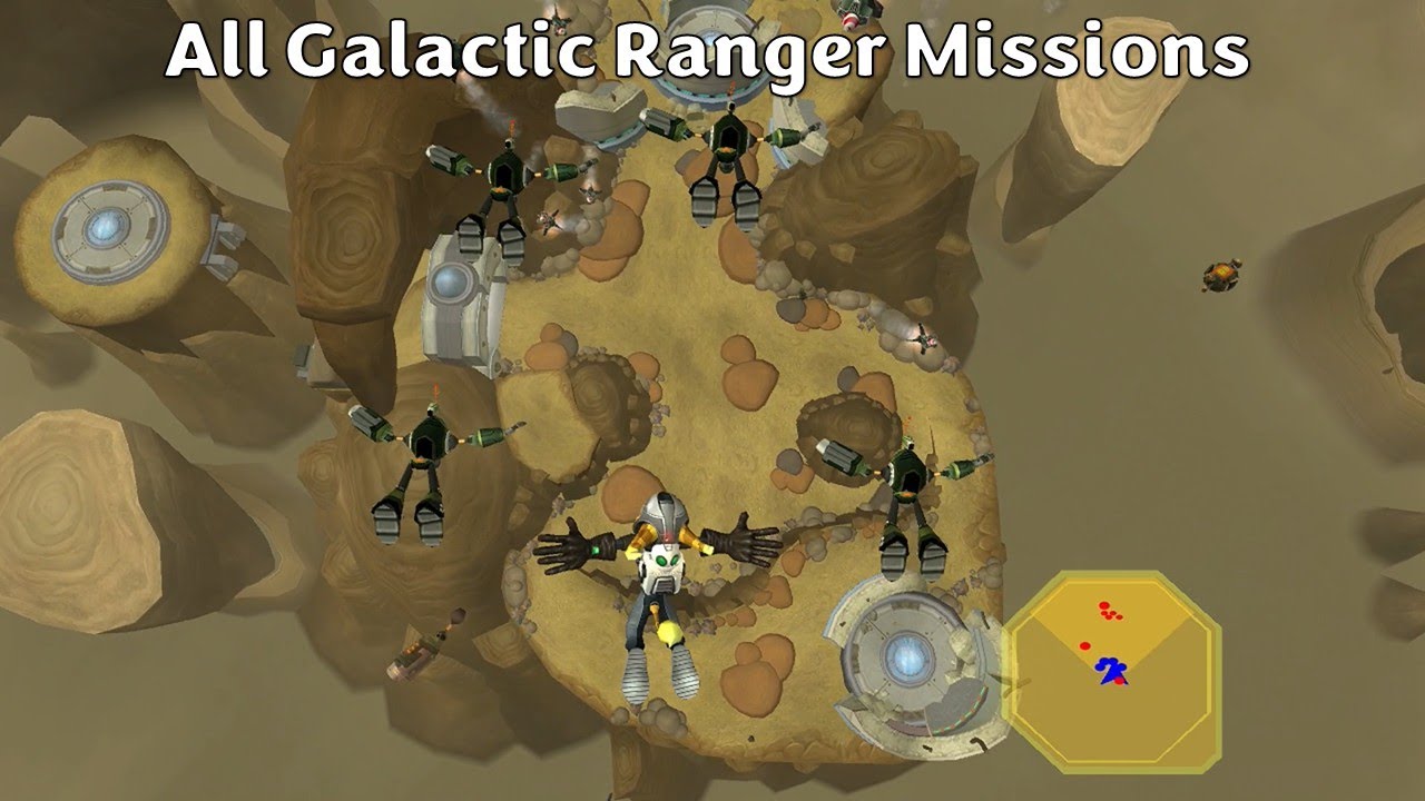 All Galactic Ranger Missions - Ratchet & Clank: Up Your Arsenal (PlayStation 3, PS3)