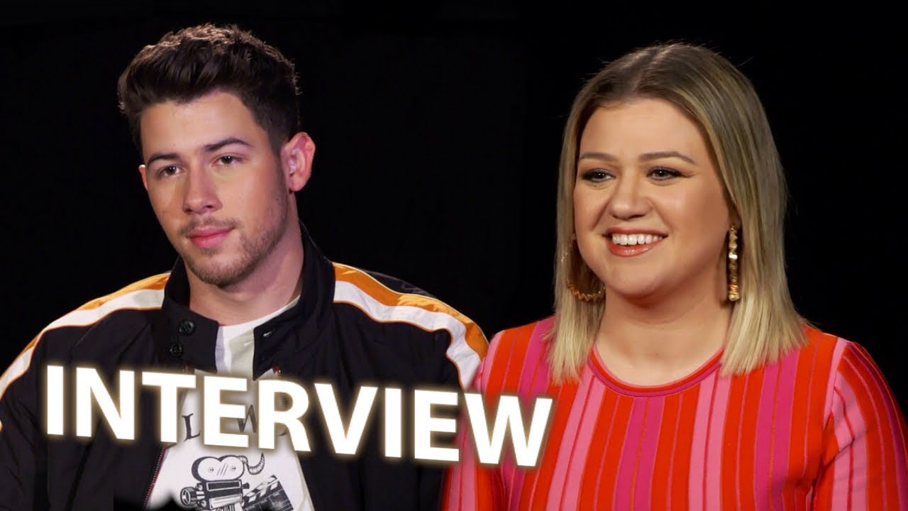 Nick Jonas & Kelly Clarkson Interview - UglyDolls (2019)