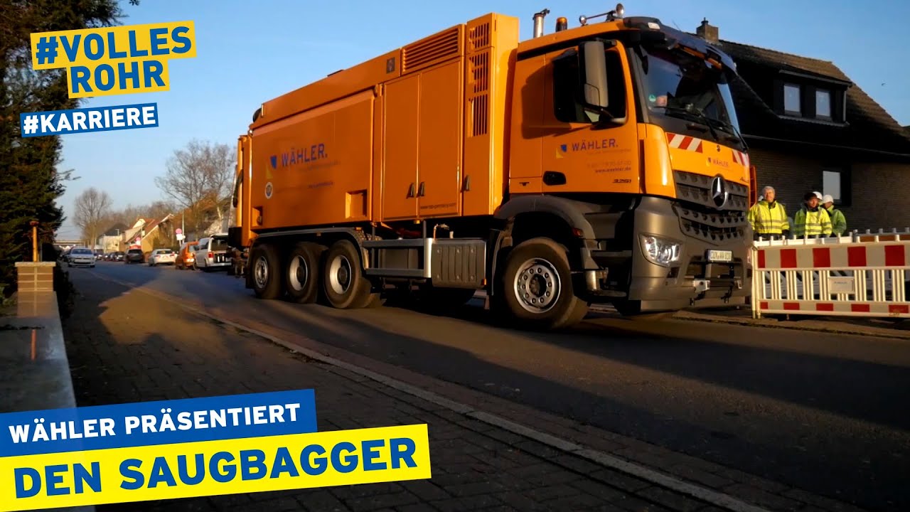 WÄHLER präsentiert den Saugbagger