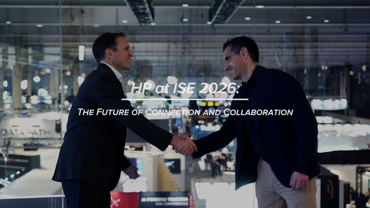 Прямо с выставки ISE 2026 от HP.