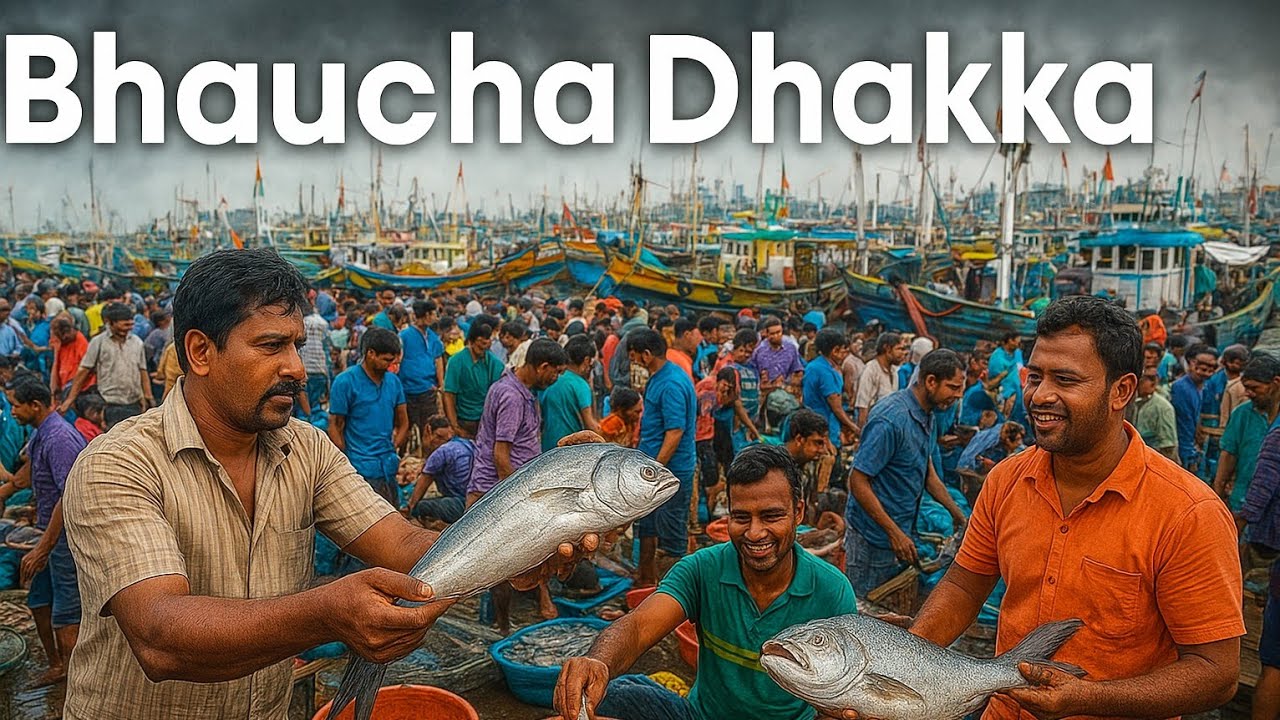 Bhaucha Dhakka Fish Market | Mumbai’s Famous Wholesale Dock Market | Fresh Fish Wholesale 2025
