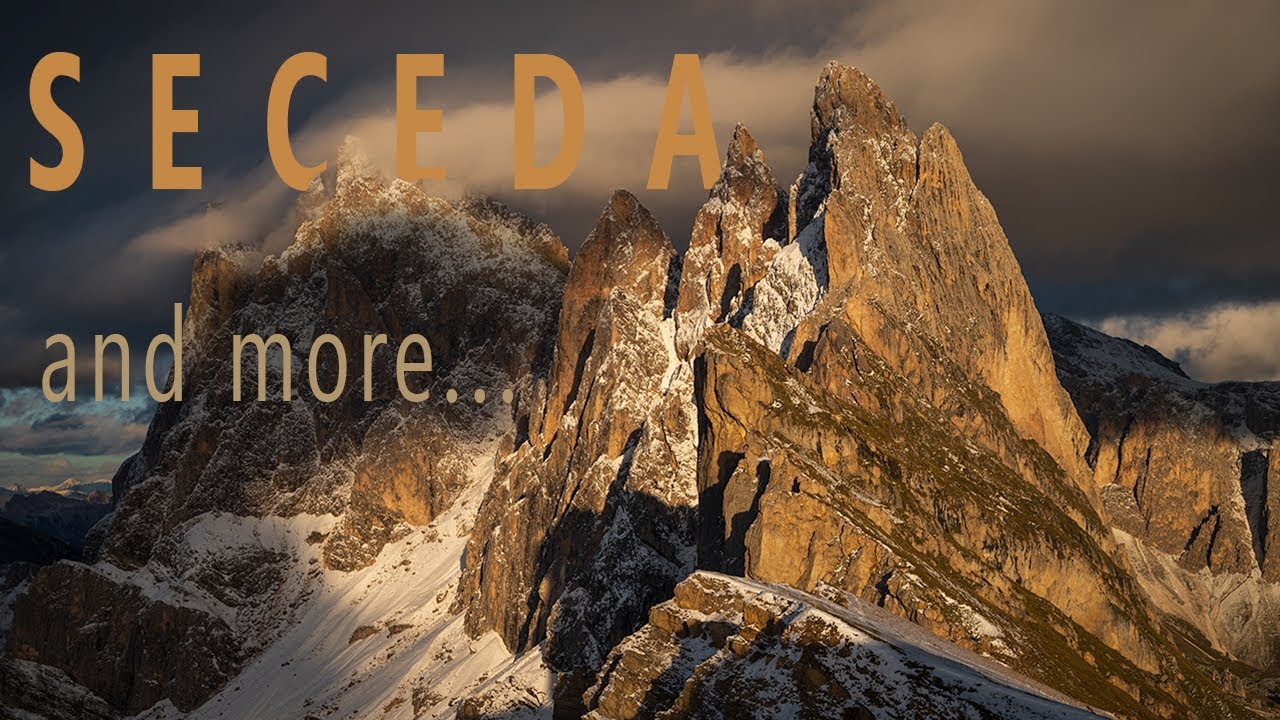 SECEDA, Puez, Odle mountains. DOLOMITES in Autumn.