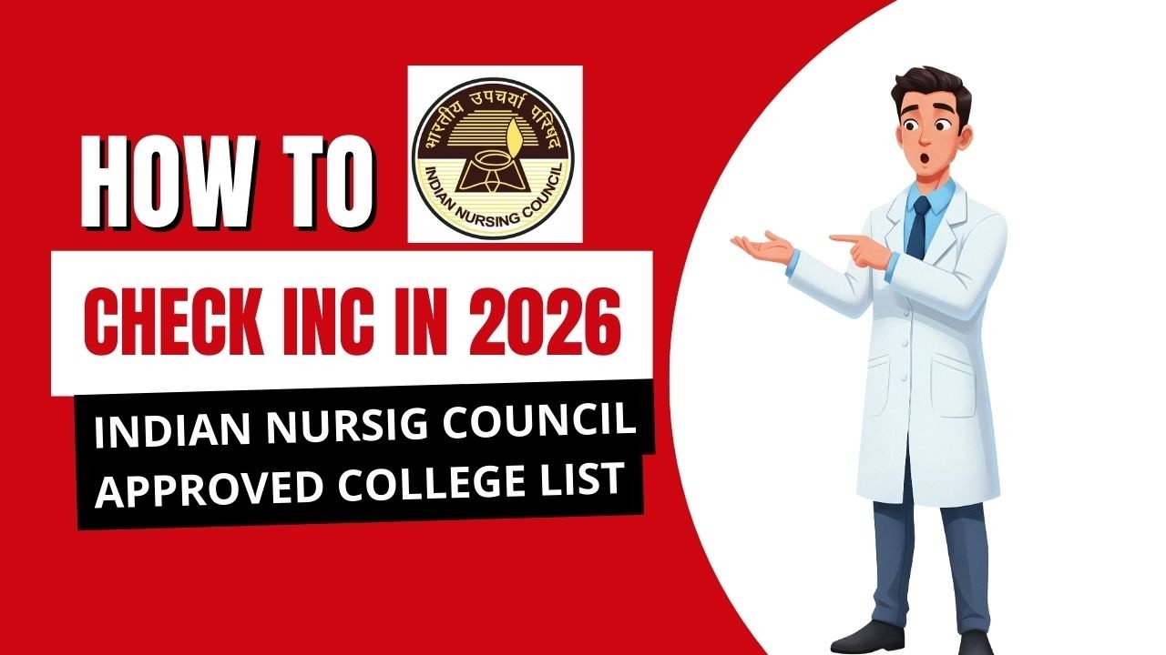 how to check inc approved nursing college in 2026 |  Disha Nirdesh |