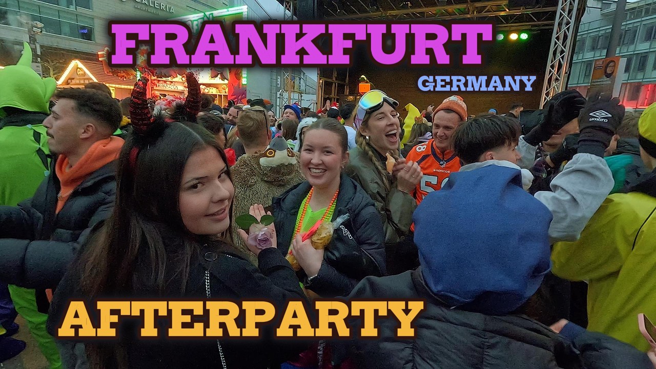 Frankfurt Nightlife Fastnachtszug Carnival Afterparty