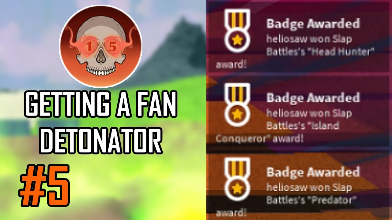 Getting Another Fan DETONATOR in Slap Battles! #5