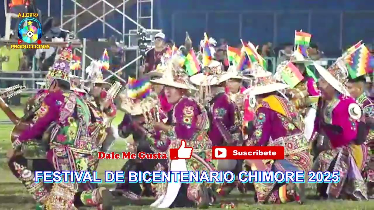 NUEVA SENSACION PRESENTACION PRIMER DIA EN FESTIVAL DE BICENTENARIO CHIMORE 2025