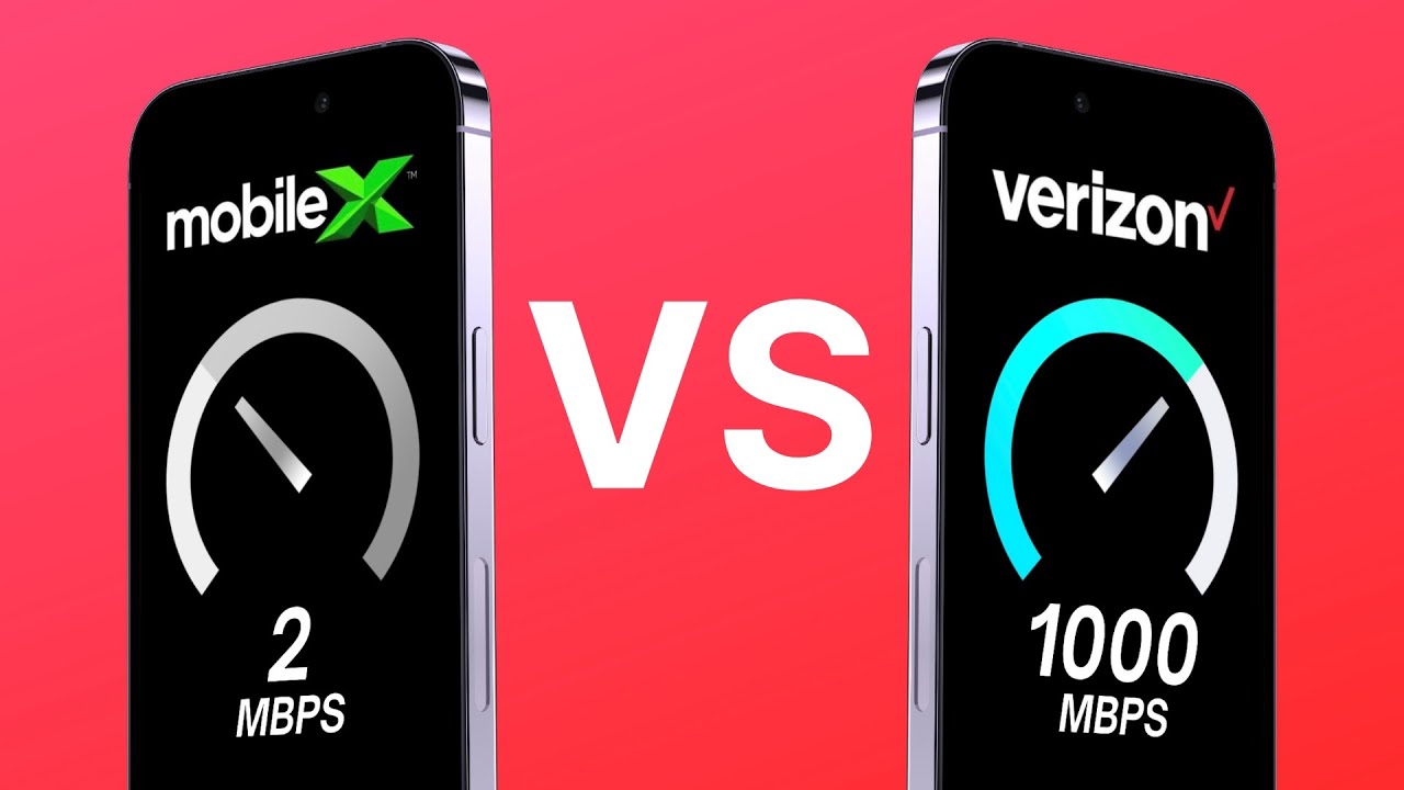 MobileX vs Verizon Speedtests - Why is MobileX so SLOW?