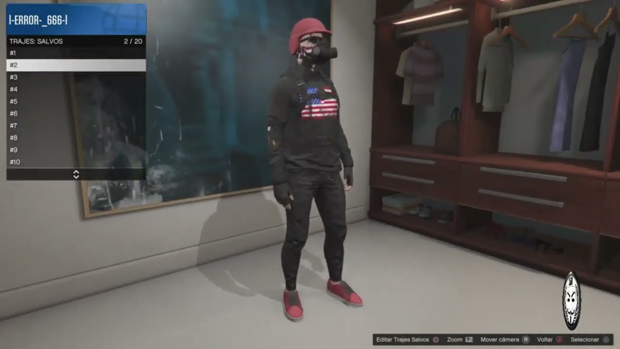 GTA 5 ONLINE   TRAJES TOP E TRYHARD