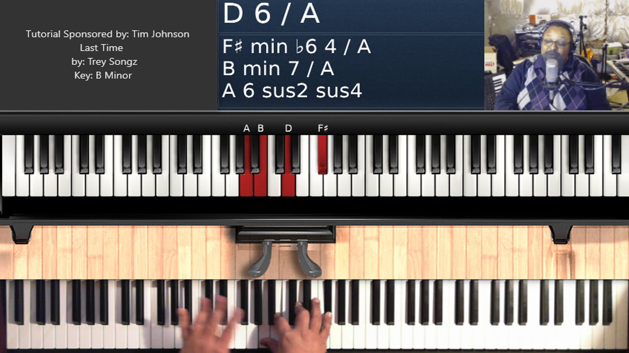 Last Time (by Trey Songz) - Piano Tutorial
