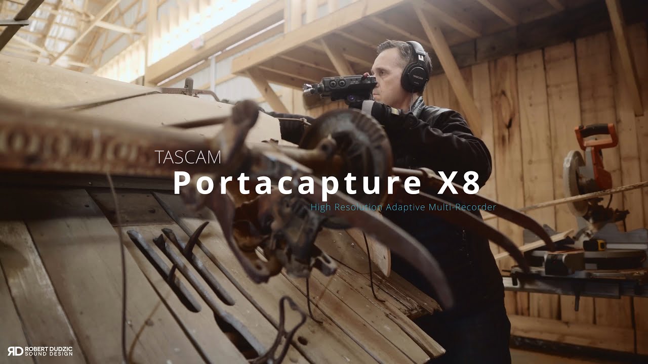 CINEMATIC SOUND Portacapture X8 TASCAM - Audio Examples, Field Recording,